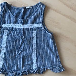 Hem & Thread Open Back Crop Top